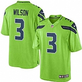 Nike Men & Women & Youth Seahawks 3 Russell Wilson Green Color Rush Limited Jersey,baseball caps,new era cap wholesale,wholesale hats